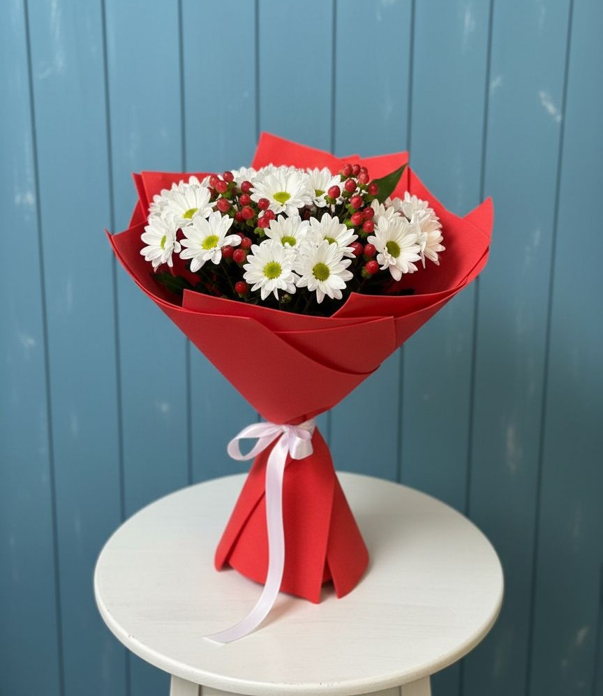 Букет цветов из: Хризантемы в Кайеркане