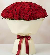 Букет 101 Красная роза Милано в Кайеркане