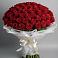 Букет 101 Красная роза Блэк Мэджик в Кайеркане