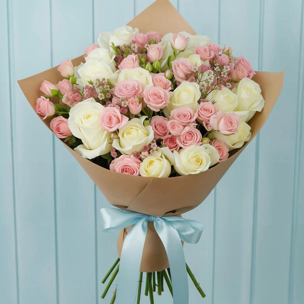 Букет цветов из: Розы в Кайеркане