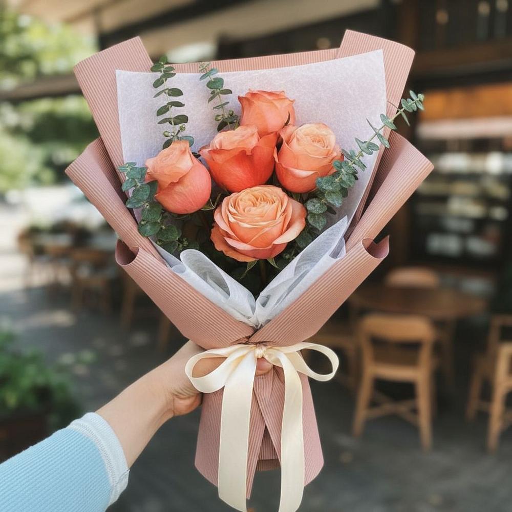 Букет цветов из: Розы в Кайеркане