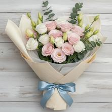 Букет цветов из:  Лизиантусы в Кайеркане