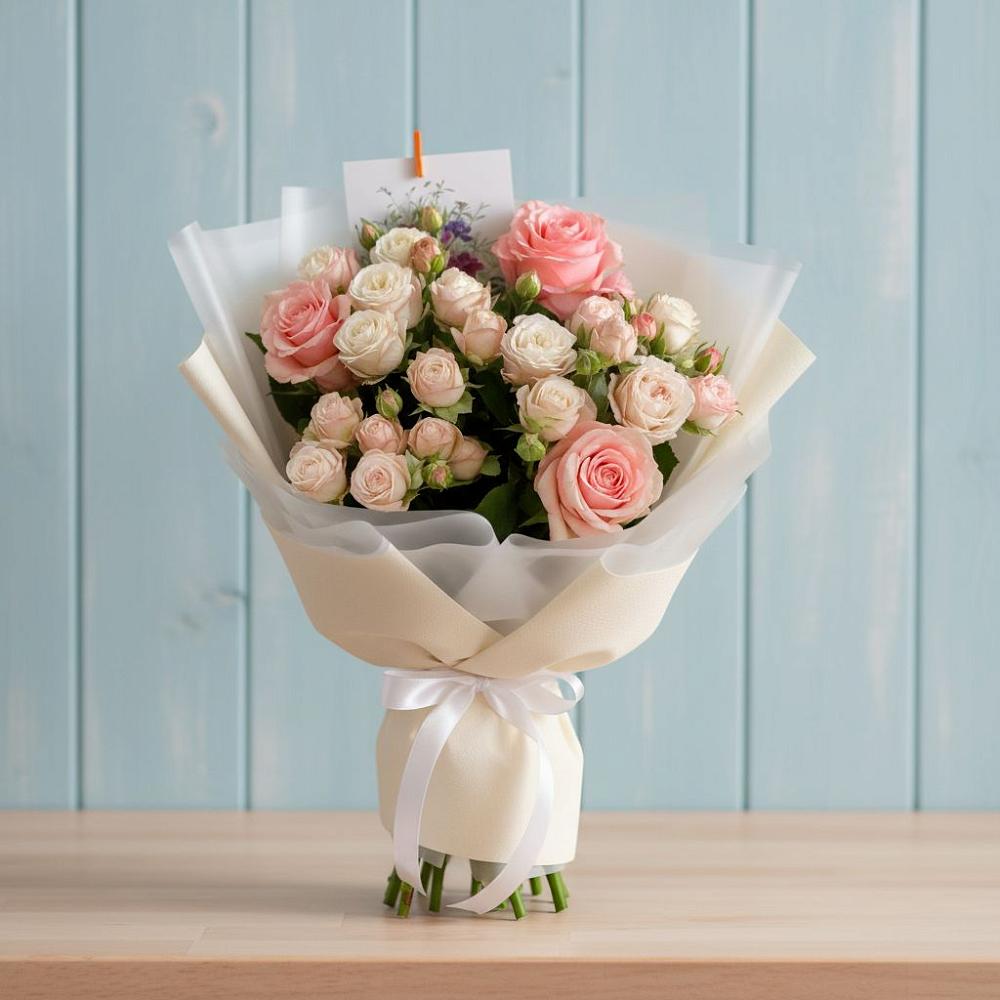 Букет цветов из: Розы в Кайеркане