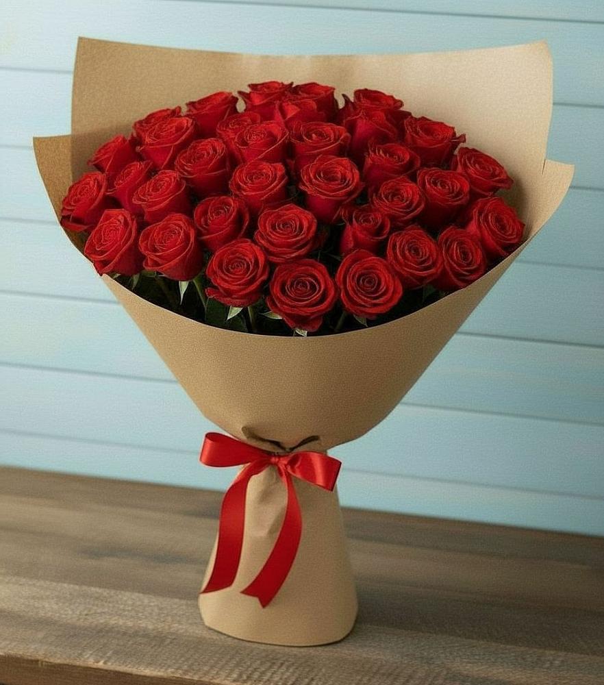 Букет Красные розы Милано в Кайеркане