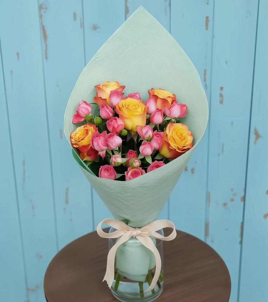 Букет цветов из: Розы в Кайеркане