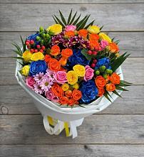 Букет цветов из:  Розы и Хризантемы в Кайеркане