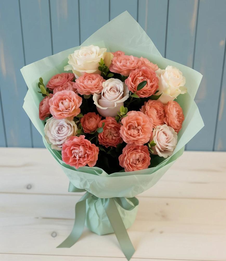 Букет цветов из: Розы в Кайеркане