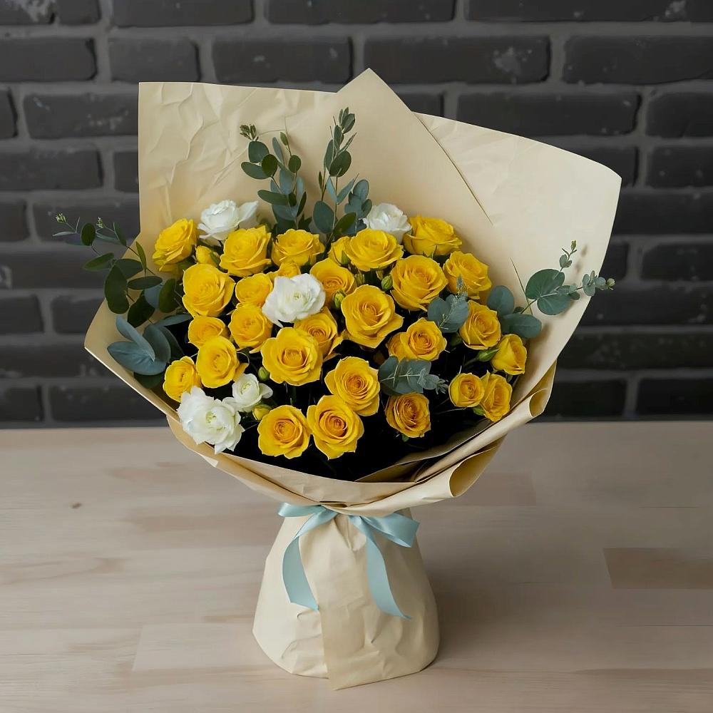 Букет цветов из: Розы в Кайеркане